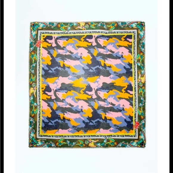 Zadig & Voltaire Kerry Camouflage Scarf - Picture 1 of 5